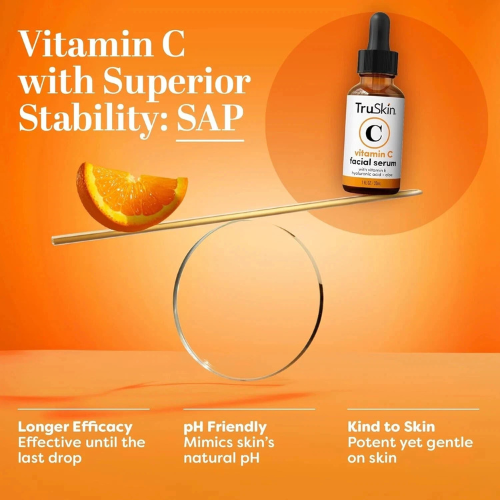 TruSkin Vitamin C Serum For Face โ Anti Aging Formula with Vitamin C, Hyaluronic