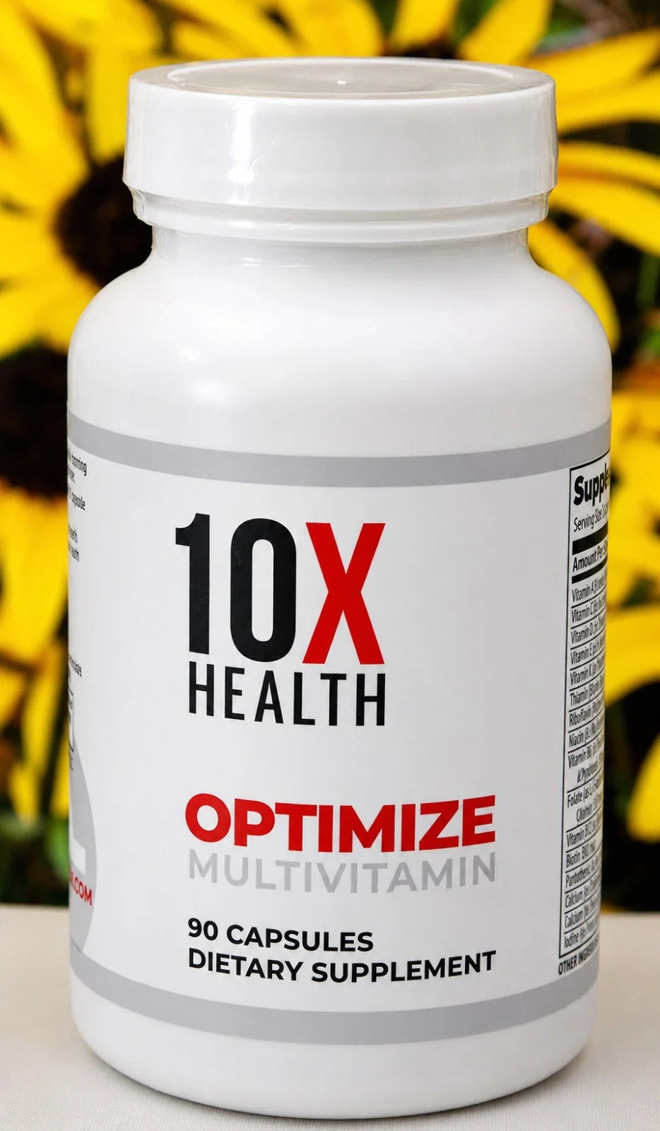 10X Health Optimize Methylated Multivitamin 90 Capsules | Advanced Daily Vitamin & Mineral Supplement
