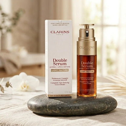 Clarins Double Serum 1.7 oz / 50mL Anti-Aging Face Serum | Brand New & Authentic