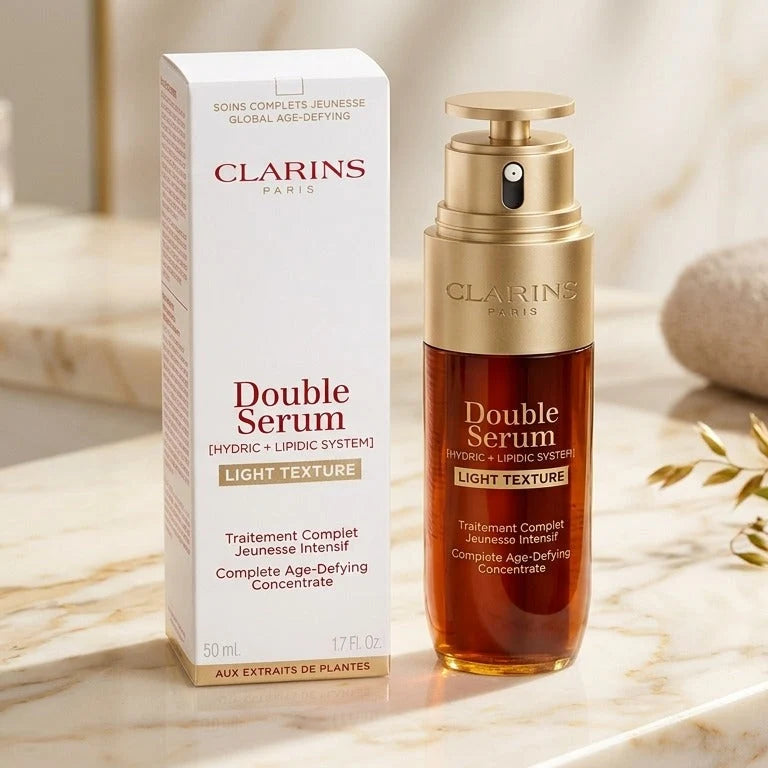 Clarins Double Serum 1.7 oz / 50mL Anti-Aging Face Serum | Brand New & Authentic