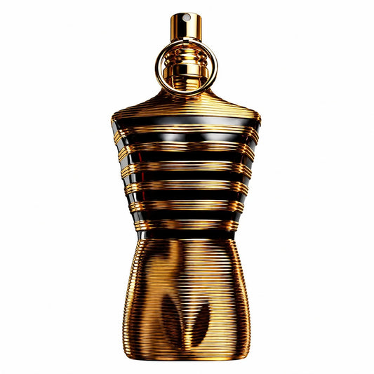 Jean Paul Gaultier Le Male Elixir Eau de Parfum for Men 4.2 oz (125ml) Luxury Warm Amber Vanilla Fragrance Spray
