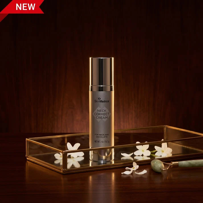 SkinMedica Neck Correct Cream bottle - lifestyle