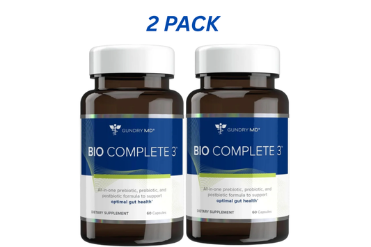 2  Pack  Bio Complete 3 – 3-in-1 Probiotic for Gut Health, Digestion Support, Bloating & Energy – 30 Day Supply