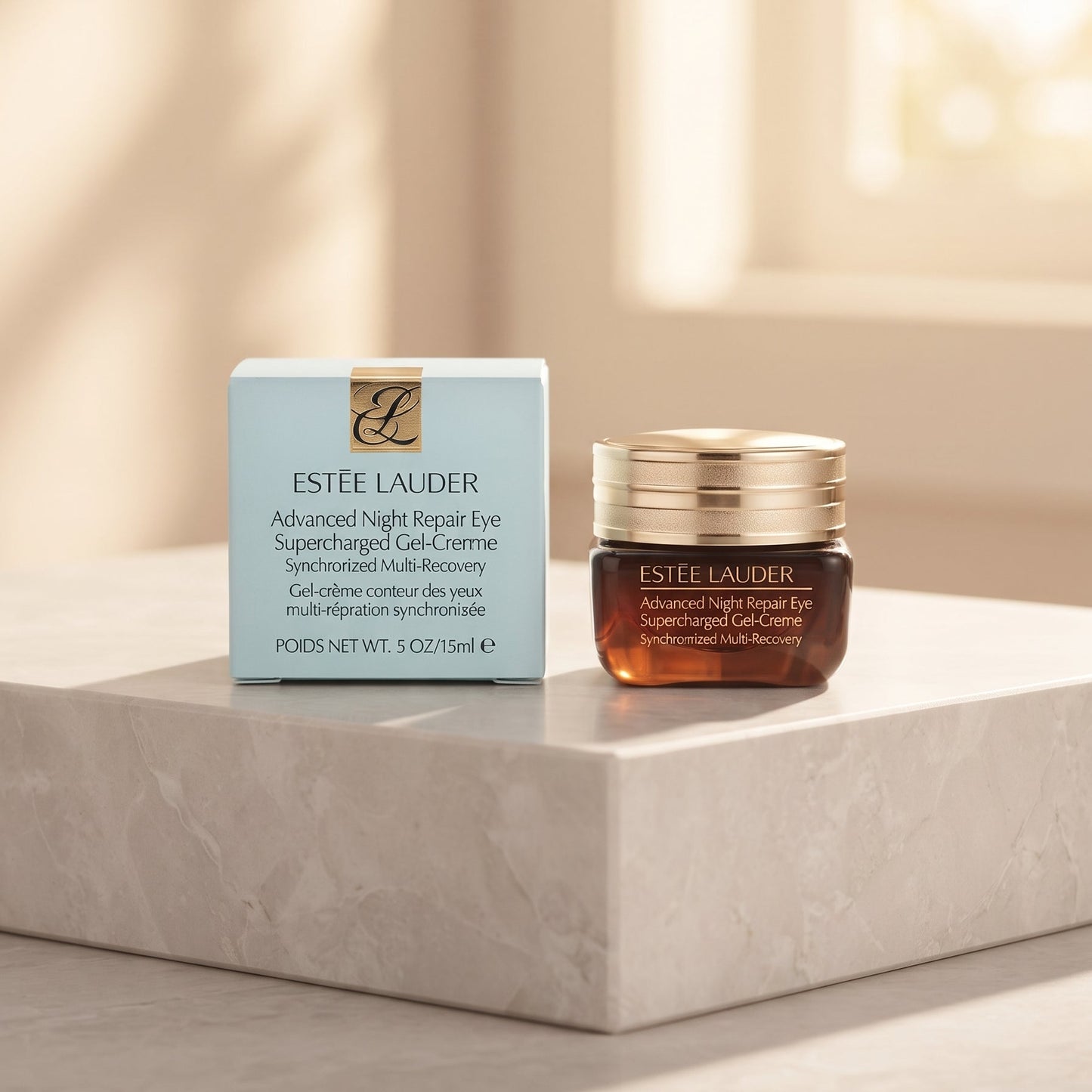 NEW Estée Lauder Advanced Night Repair Eye Supercharged Gel-Creme 0.5oz / 15ml Sealed Authentic