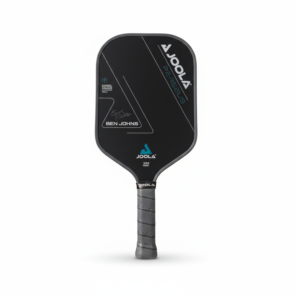 JOOLA Ben Johns Perseus CFS 16mm Carbon Pickleball Paddle on a plain white background