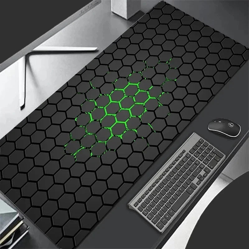 Hexagon XXL Mousepad Large Gaming Keyboard Pad Soft Office Desk Mat
