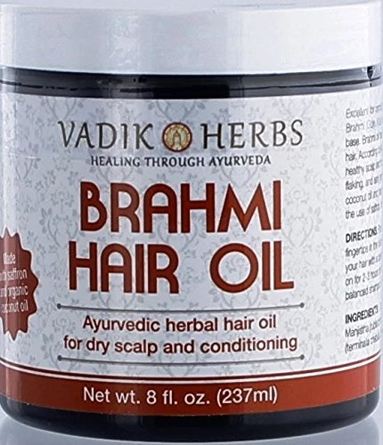 Vadik Herbs Brahmi Oil 8 Oz